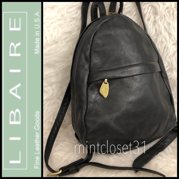 libaire leather backpack